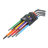 Bahco Long TORX&reg; Coloured L-Key 9 Piece Set